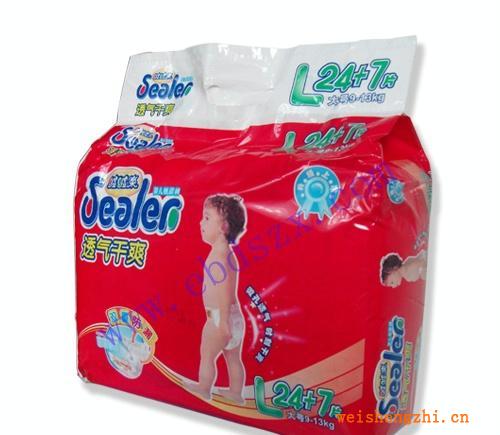 噓噓樂紙尿褲批發，L24+7片裝，透氣干爽裝
