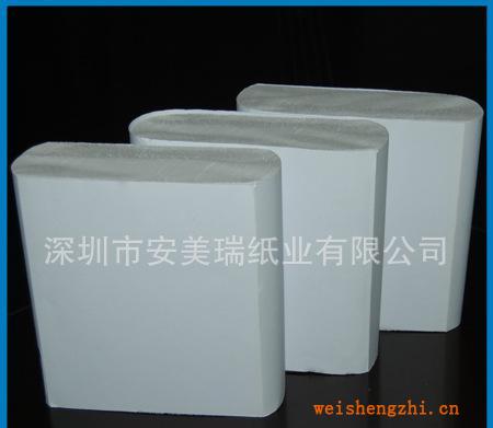 專業供應200張棕色N折再生擦手紙散裝面巾紙印花面巾紙