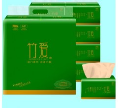 竹愛竹纖維竹漿本色紙廠家招經銷商代理衛生紙